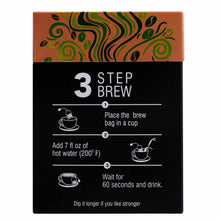 Load image into Gallery viewer, (New) Single Serve Ground Coffee Packs, No Machine Needed, Just Add Water, Direct Trade, Hand Roasted & Freshly Ground, Specialty Grade, Nitro Sealed for Freshness, 10 Count (Pack of 1)