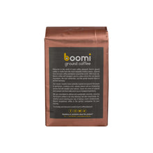 Load image into Gallery viewer, Boomi Premium Ground Coffee Anytime Java, Medium Roast, Perfectly Balanced, Always Smooth, Made with 100% Arabica Beans, 12 Ounce Bag.