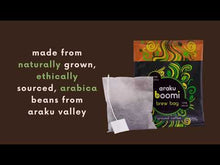 Load and play video in Gallery viewer, (New) Single Serve Ground Coffee Packs, No Machine Needed, Just Add Water, Direct Trade, Hand Roasted & Freshly Ground, Specialty Grade, Nitro Sealed for Freshness, 10 Count (Pack of 1)