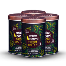 Load image into Gallery viewer, Araku Boomi Instant Coffee. Medium Roast. Pure Coffee. Low Acid. Made from award winning Araku valley beans. Tastes like a filter coffee. 100% Arabica.
