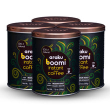 Load image into Gallery viewer, Araku Boomi Instant Coffee. Medium Roast. Pure Coffee. Low Acid. Mold Free. Made from award winning Araku valley beans. Tastes like a filter coffee. 100% Arabica.