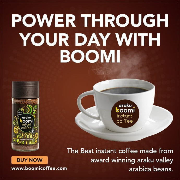 Boomi Instant Coffee: Amazing Araku Coffee Wherever You Are